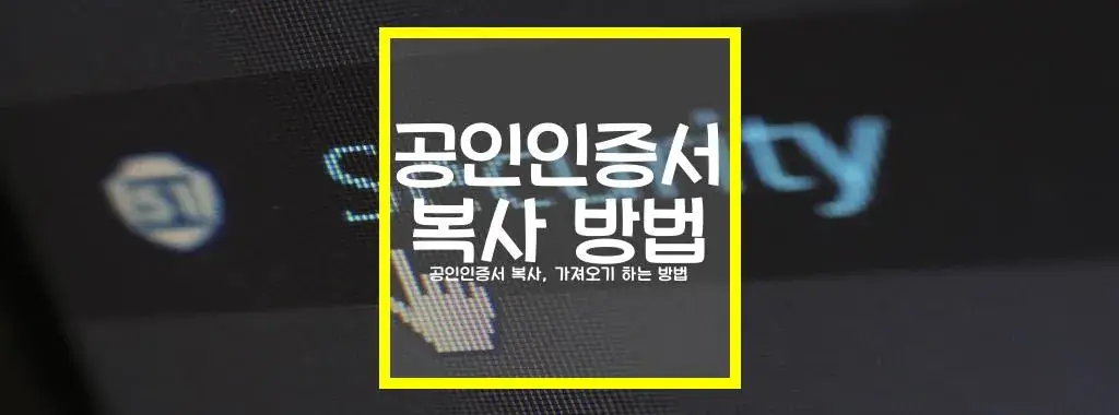 공인인증서 복사