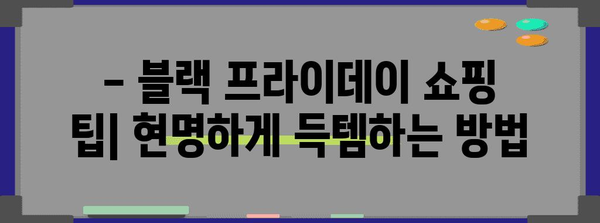 블랙 프라이데이, 왜 하는 걸까요? | 역사, 유래, 의미, 쇼핑 팁