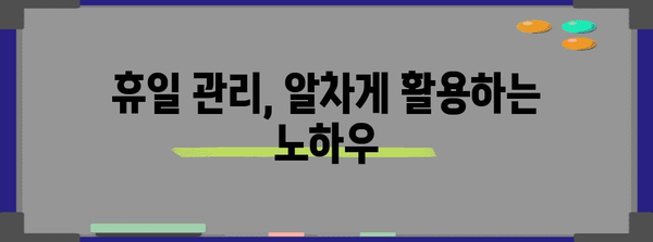 2024년 생활력 달력 | 인사 관리자를 위한 필수 가이드