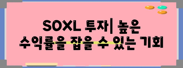 SOXL 투자 전략 가이드 | 잠재적 수익률과 리스크 관리