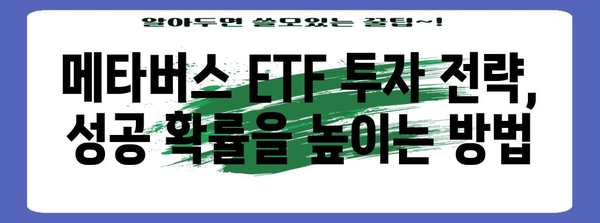 메타버스 ETF | 투자 리턴 극대화 가이드