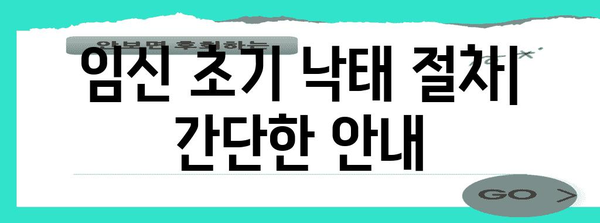 임신 초기 낙태 | 비용, 절차, 요구 사항