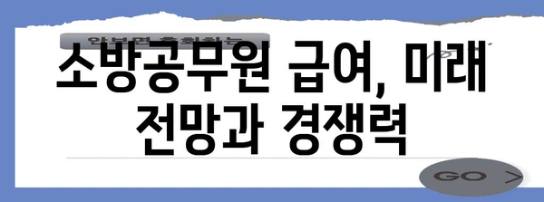 소방공무원 급계별 월급표 비교와 계급 차이