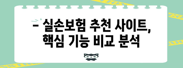 실손보험 추천 사이트 비교 | 보험료 절약과 최적의 옵션 찾기