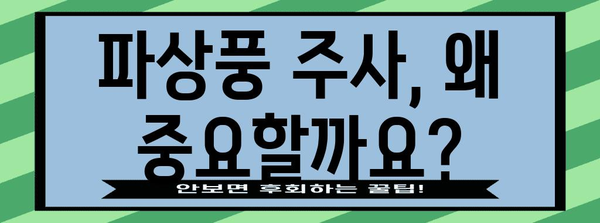 파상풍 주사 | 과거, 현재, 미래의 예방과 접종