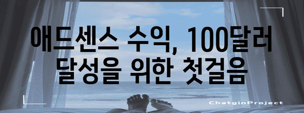 애드센스 100달러 획득의 비결 | 지급 날짜 안내