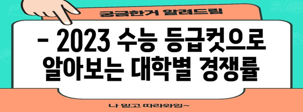 2023 수능 정시 등급별 가능 대학 총정리 | 대학 입시, 정시 지원 전략, 등급컷