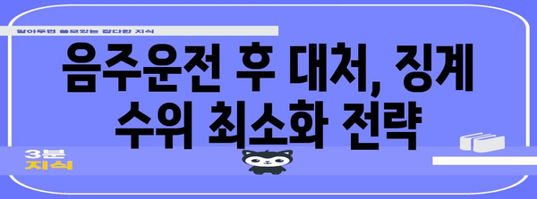 공무원 음주운전 처벌 가이드 | 해임, 퇴직 가능성 파악