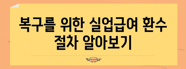 실업급여 부정 수급 적발 대처 가이드 | 올바른 대처법과 조치