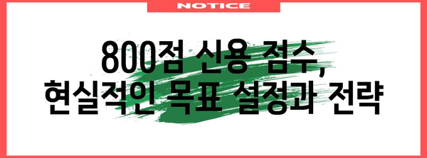 신용 점수 800점 도전 | 재정적 꿈을 현실로 만들기