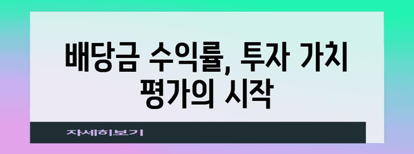 안정적인 미래를 위한 미국 주식 배당금 평가 체크리스트