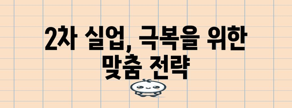 2차 실업 인정 신청 절차 | 취업 지원 프로그램 활용하기