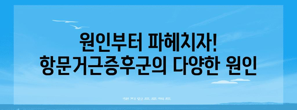 항문거근증후군 통증 대처법 | 증상, 원인, 치료법 완벽 가이드