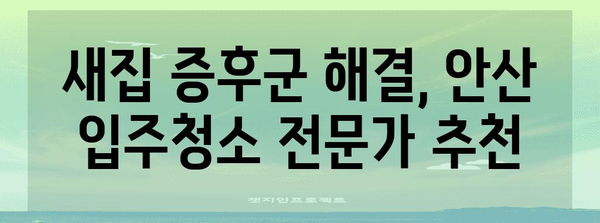 새집 증후군 해결책 | 안산 입주청소 후기 공개