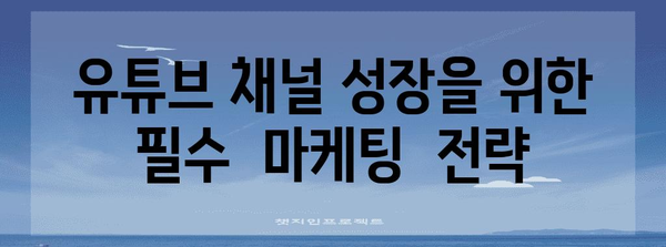 유튜브 시청 폭발 전략 | 알고리즘을 정복하는 핵심