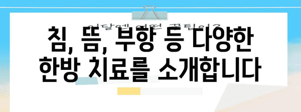 허리통증, 디스크 예방하는 한의학적 가이드! 부천 한의원 소개