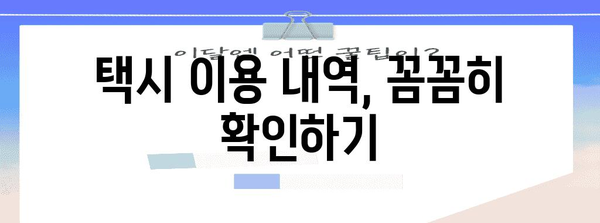 택시에서 잃어버린 물건 찾는 꿀팁