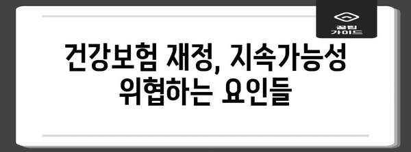 국민 건강보험과 의료비 | 2024년 예산의 영향 분석