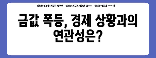 금값 폭등 | 투자 기회 vs 위험성 탐구