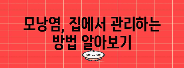 모낭염 홈케어 제품 총평 | 증상, 원인, 치료법