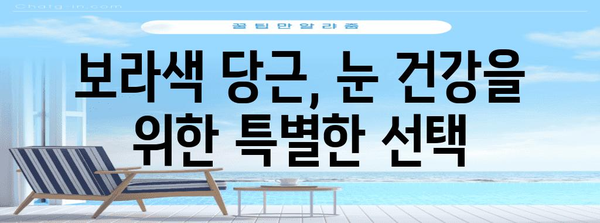 보라색 당근의 숨겨진 건강 효과 | 눈 건강 개선과 그 이유