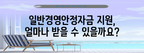 정부 정책자금 활용 가이드 | 일반경영안정자금