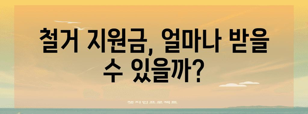 철거 지원금과 폐업 처리 안내 | 철저한 가이드