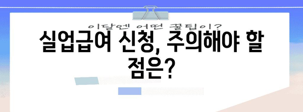 국민연금 실업급여 신청 안내 | 자격 조건과 필요 서류