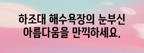 양양 하조대 해수욕장 | 숨 막히는 절경의 여름 휴가 천국