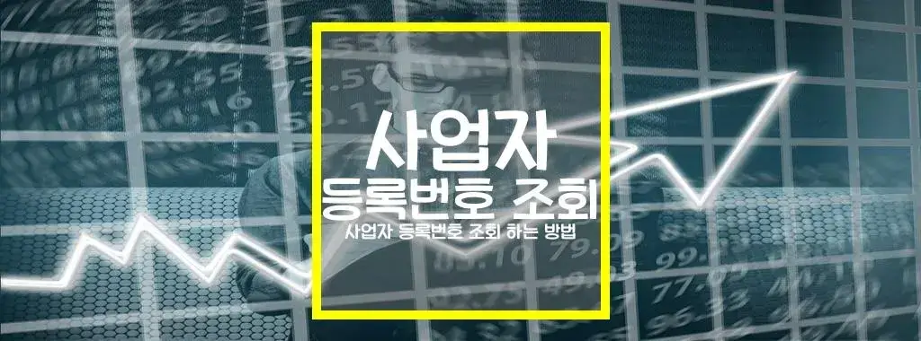 사업자 등록번호 조회